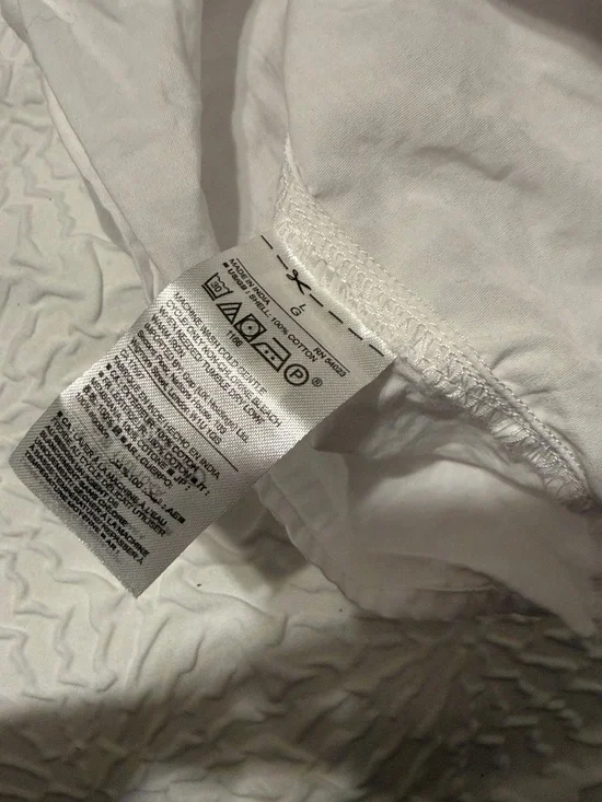 GAP White Smocked Off-Shoulder Top - Picture 4 of 5